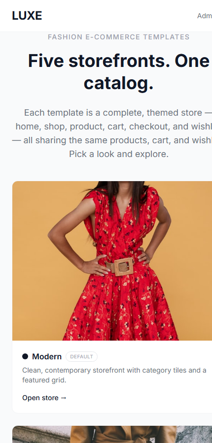 Vogue — Fashion Store Template preview 2