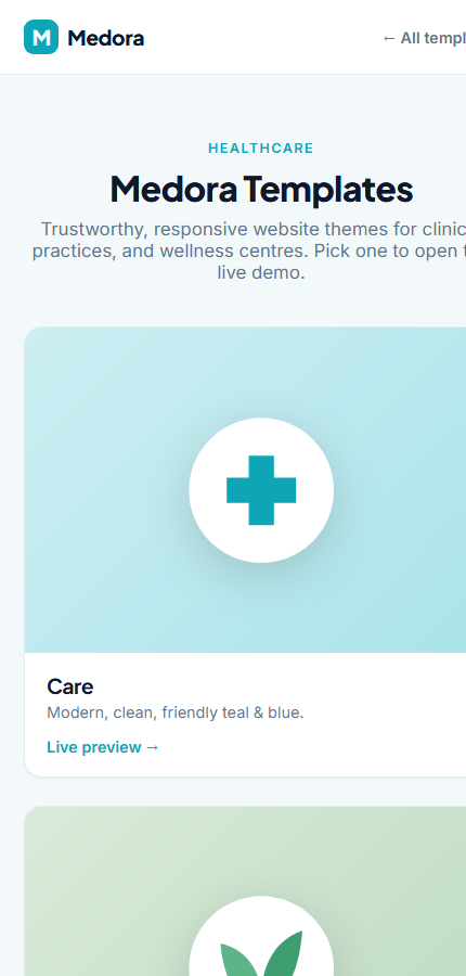 Clinic — Healthcare Template preview 2