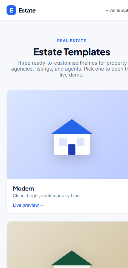Estate — Real Estate Template preview 2