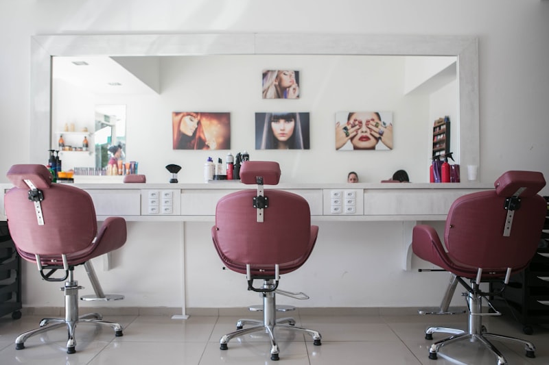 The welcoming reception of Blush Beauty Salon